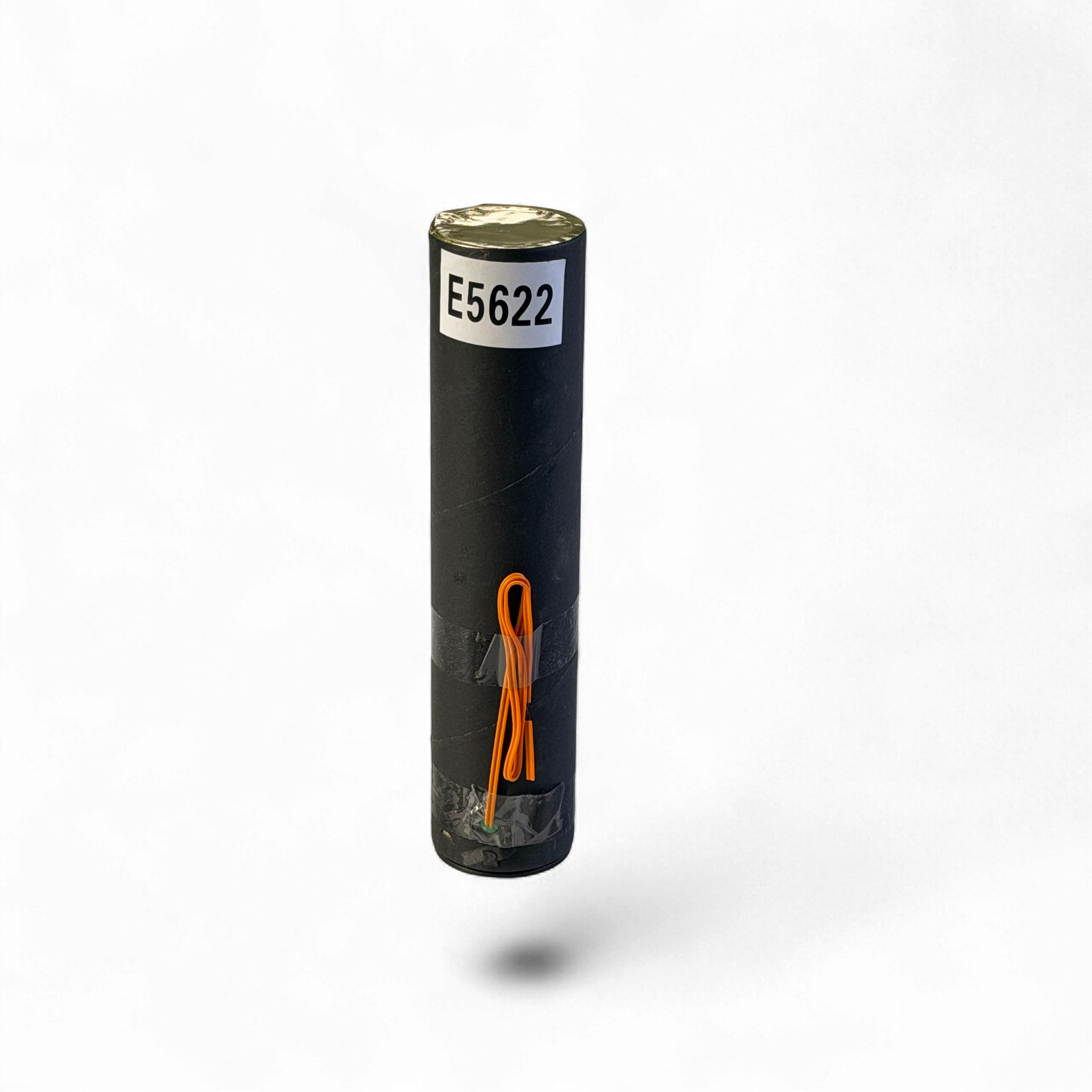SINGLE SHOT SILVER STROBE WILLOW MINE WITH RED STROBE MINE 36MM E5622