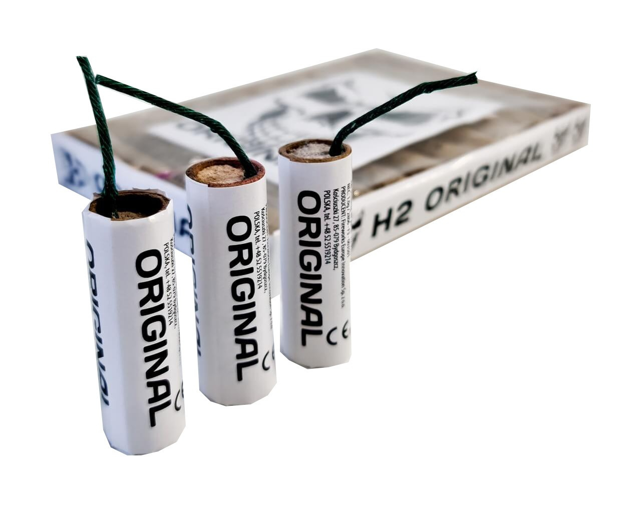 ORGINAL PETARDY HUKOWE 20 SZTUK H2-PRO — zdjęcie 2
