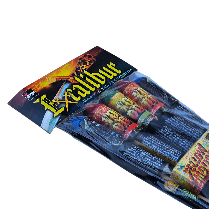 ZESTAW RAKIET I PIROBAJERÓW EXCALIBUR  JA019 — zdjęcie 3