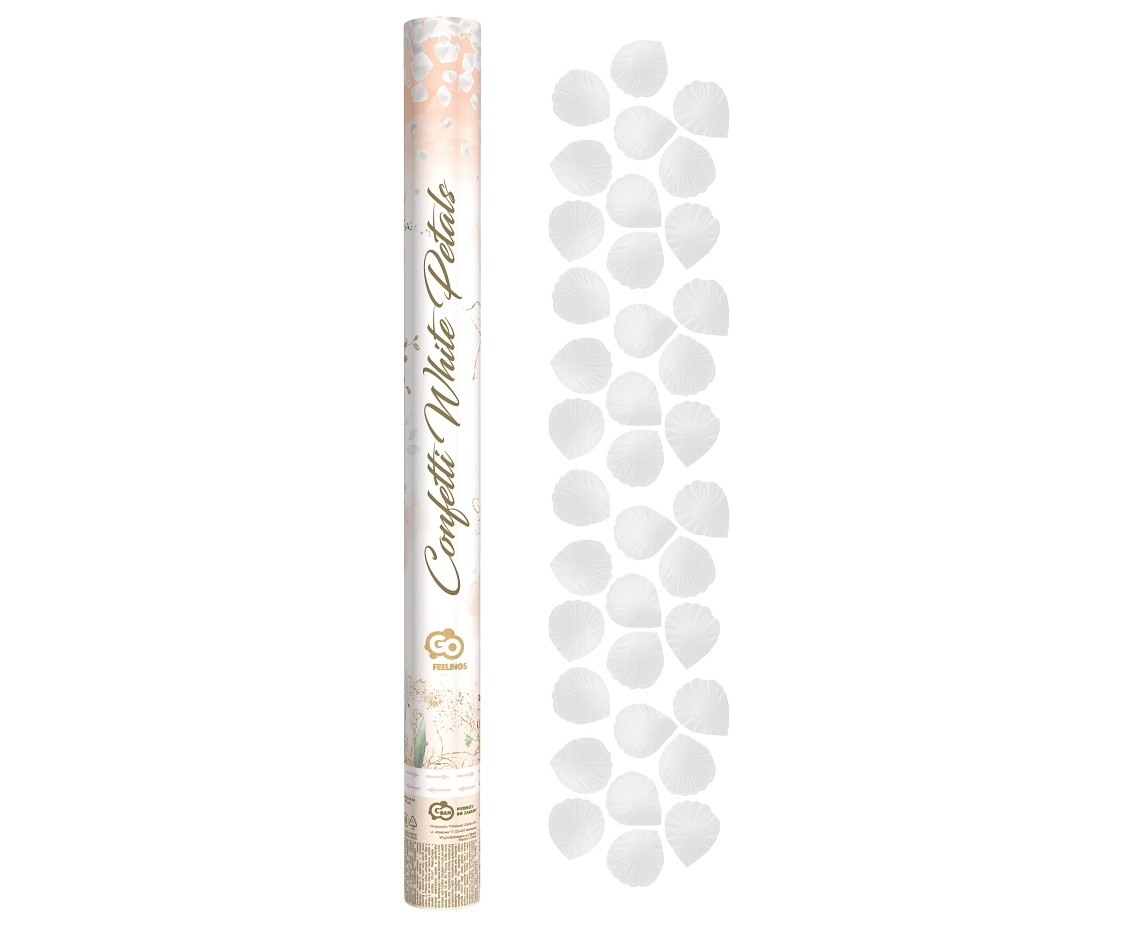 KONFETTI WEISSE ROSENBLÄTTER 60CM JC-KPPB60