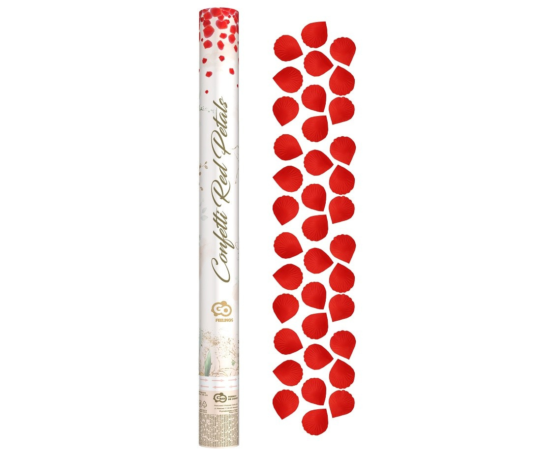 KONFETTI ROTE ROSENBLÄTTER 60CM JC-KPPC60