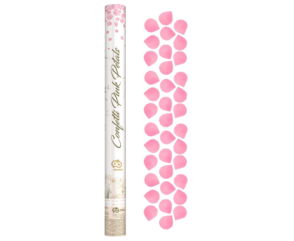 KONFETTI ROSA ROSENBLÄTTER 60CM JC-KPPR60