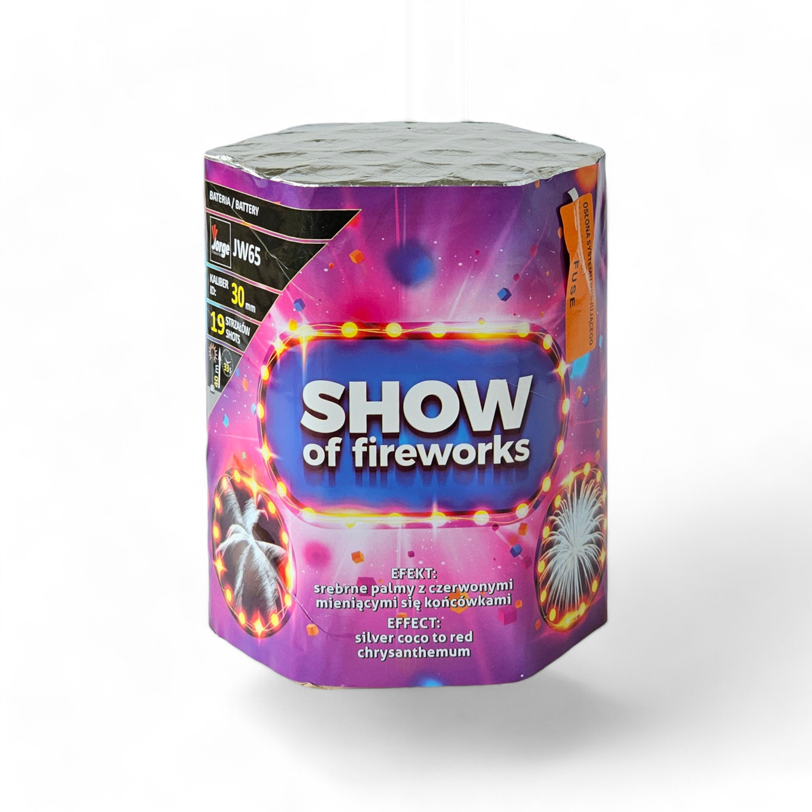 SHOW OF FIREWORKS 19 SCHÜSSE 29MM JW65