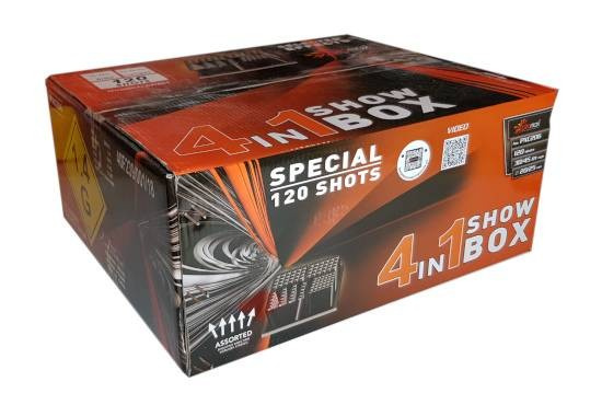 SHOW BOX 4IN1 POKAZ 120 STRZAŁÓW 20-25MM PXC206 — afbeelding 2