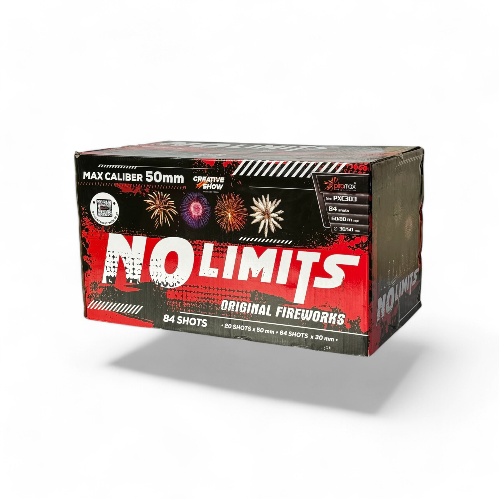 NO LIMITS POKAZ 2 MINUTY 84 STRZAŁY 30-50MM PXC303