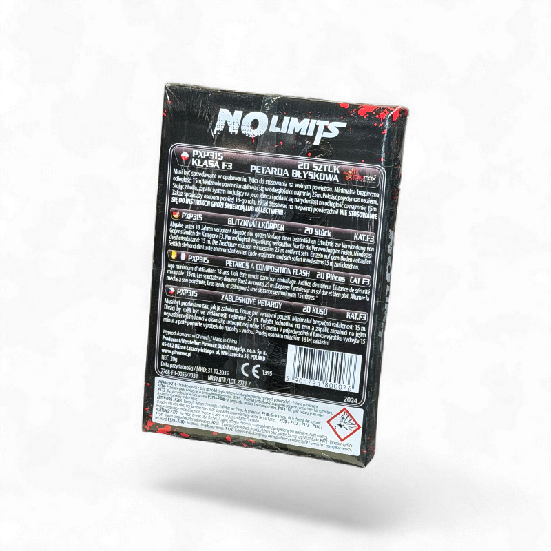 NO LIMITS FIRECRACKERS 20 PCS PXP315 — Bild 2