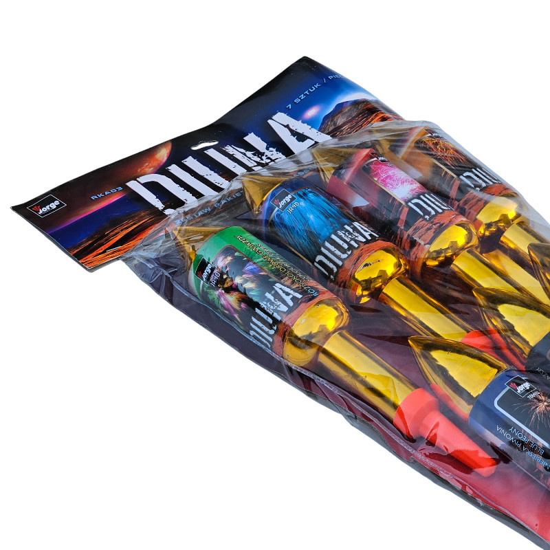 MEGA RAKIETY DIUNA ZESTAW 7 RAKIET RKA03 — image 3