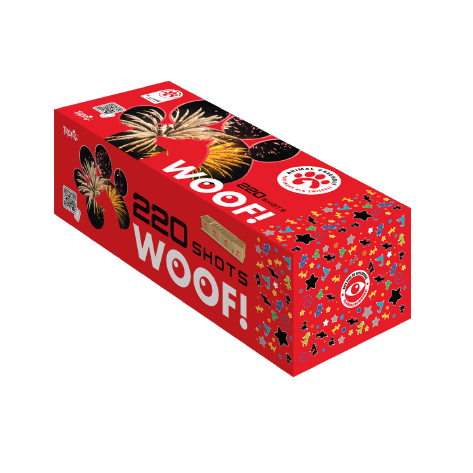 WOOF TB412 LEISES FEUERWERK 220 SCHUSS