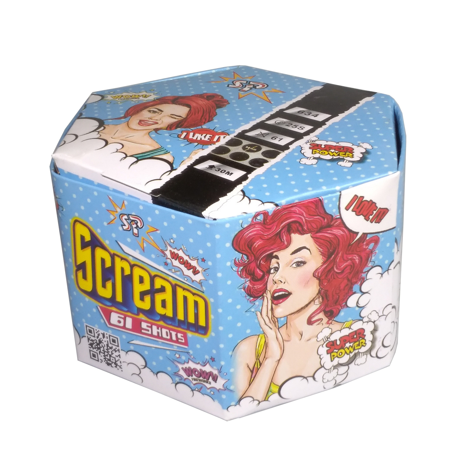 SCREAM GWIZDKI 61 STRZAŁÓW 14MM 634