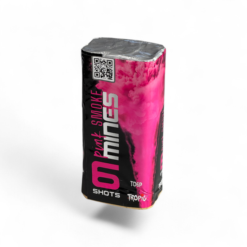RAUCHBATTERIE 6 SCHÜSSE ROSA TD6P