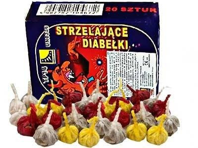 STRZELAJĄCE DIABEŁKI DUŻE OPAKOWANIE 1000 SZTUK TP14 YT1403 — zdjęcie 3