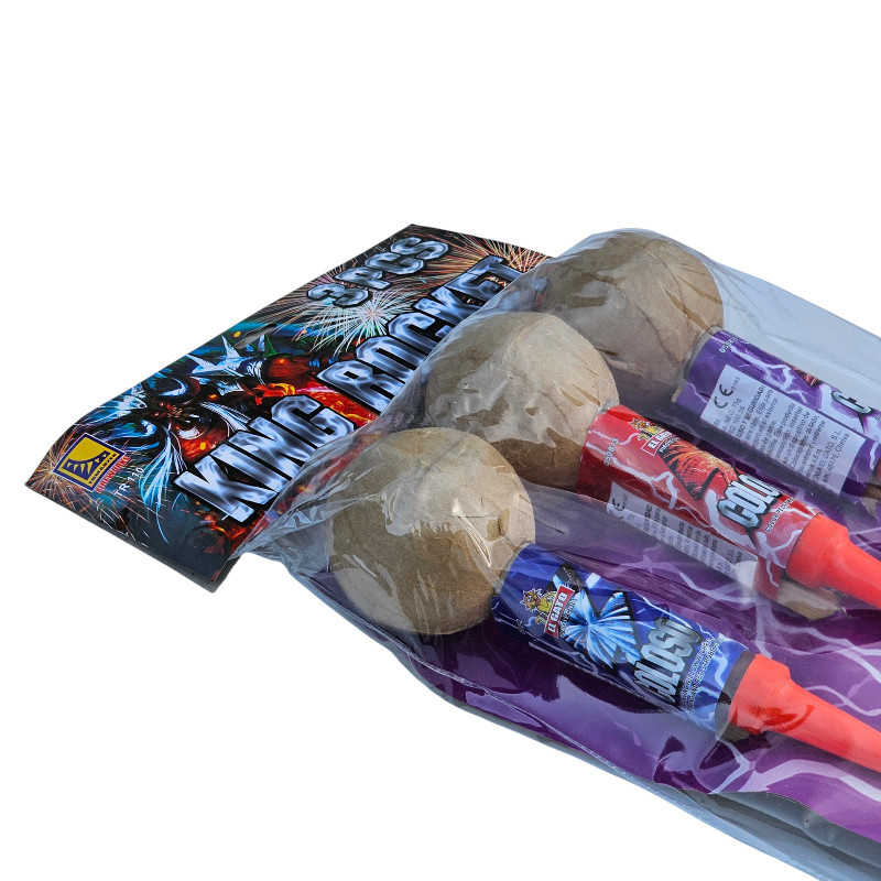 KING ROCKETS/COLOSO 3 OGROMNE RAKIETY 4" TR110 — afbeelding 2