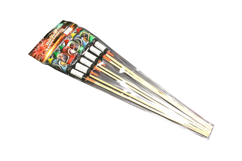ROCKET ASSORTMENT TXR606 6 RAKETEN