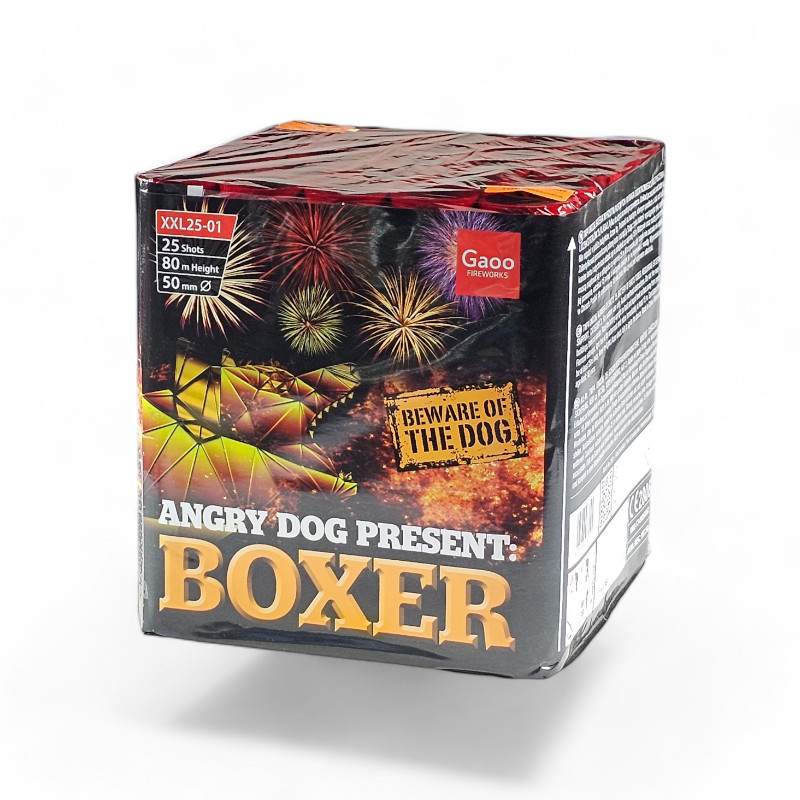BOXER ANGRY DOGS 25 SCHUSS 50MM XXL25-01