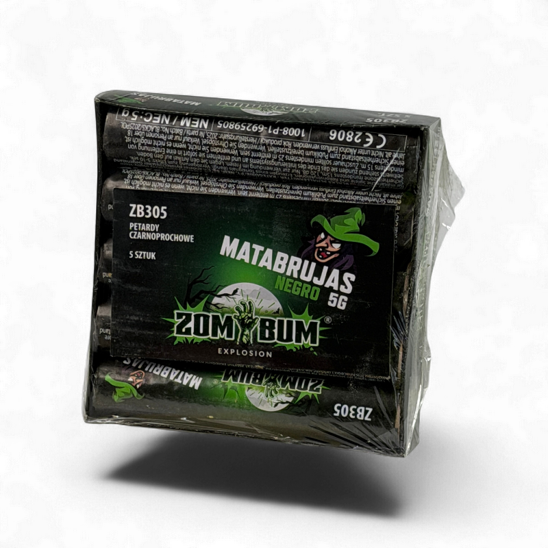 MATABRUJAS NEGRO 5G PETARDY 5 SZTUK ZB305 — afbeelding 2