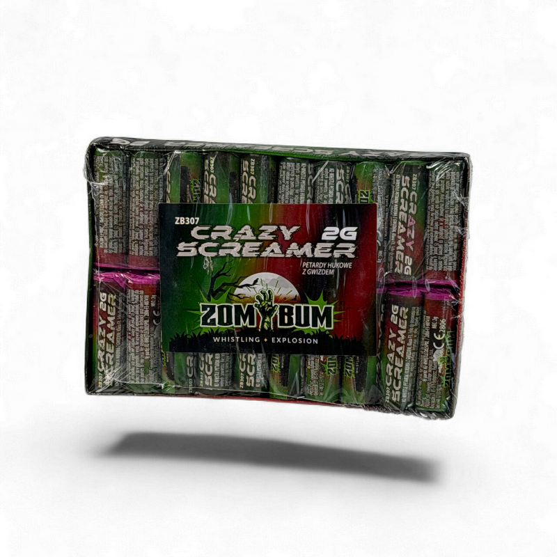 CRAZY SCREAMER 2G PETARDY 20 SZTUK ZB307 — zdjęcie 2