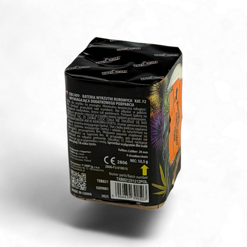 SATIVA 9 STRZAŁÓW 20MM ZBC409 — zdjęcie 2