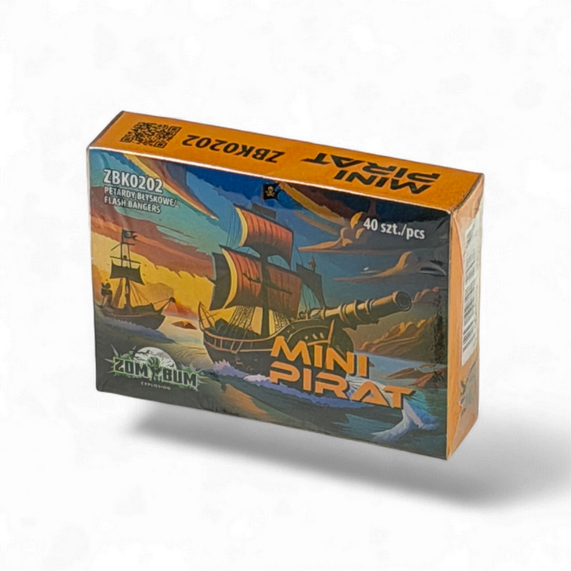 MINI PIRAT PETARDY 40 SZTUK ZBK0202