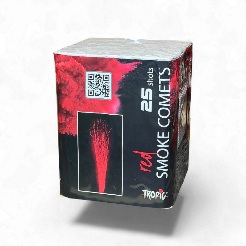 RED SMOKE COMETS 25 SHOTS 30MM TD25R — Bild 2
