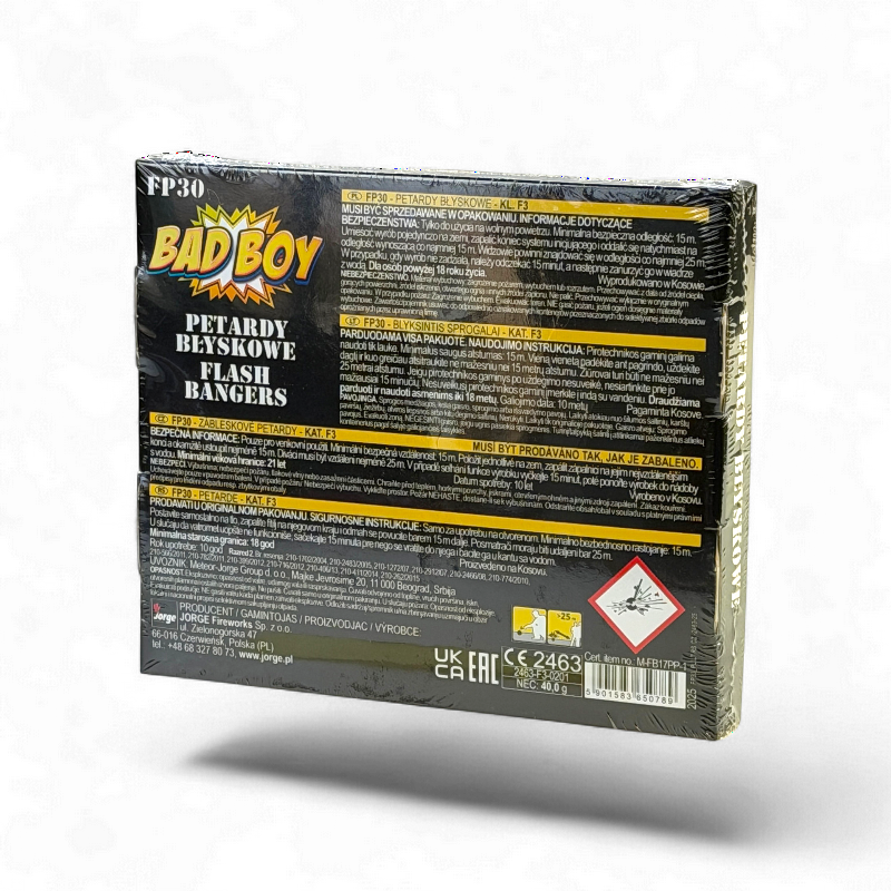 PETARDA BAD BOY FP30 20 SZTUK — zdjęcie 3