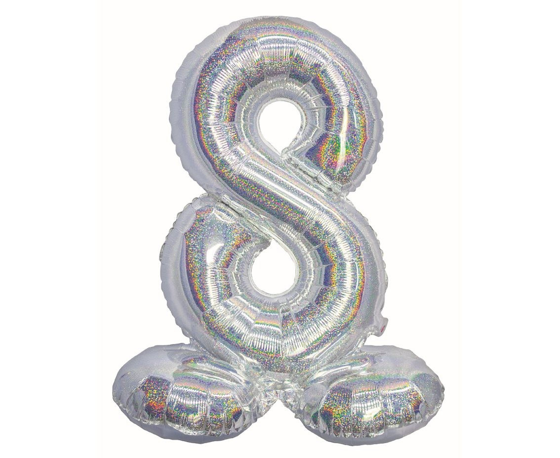 CYFRA 8 STOJĄCA HOLOGRAFICZNA 72CM CS-BSR8